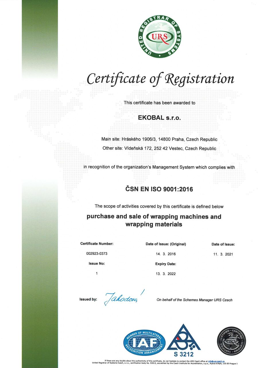 Integrovaný systém managementu kvality ISO 9001